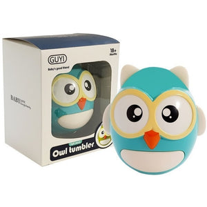 Baby Rattle Teether Blue Owl