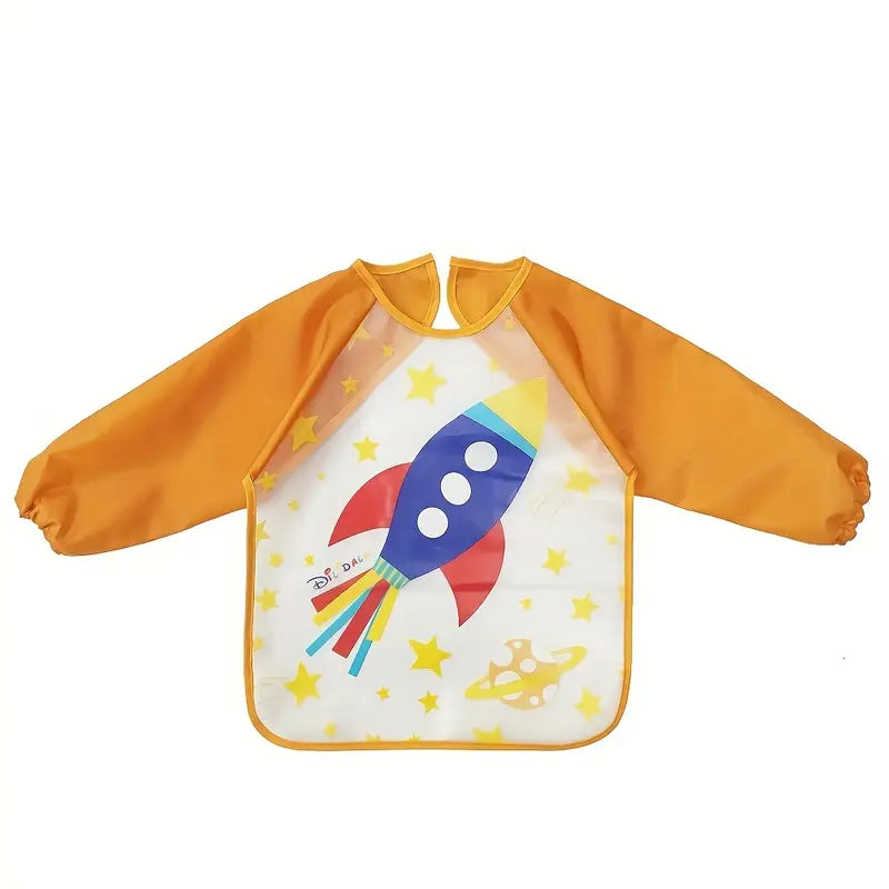 Long-Sleeve Waterproof And Dirt-Resistant Bib for Babies (Pre-Order)