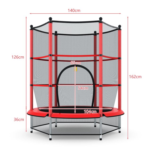 Best Mini Trampoline with Net Enclosure for Kids