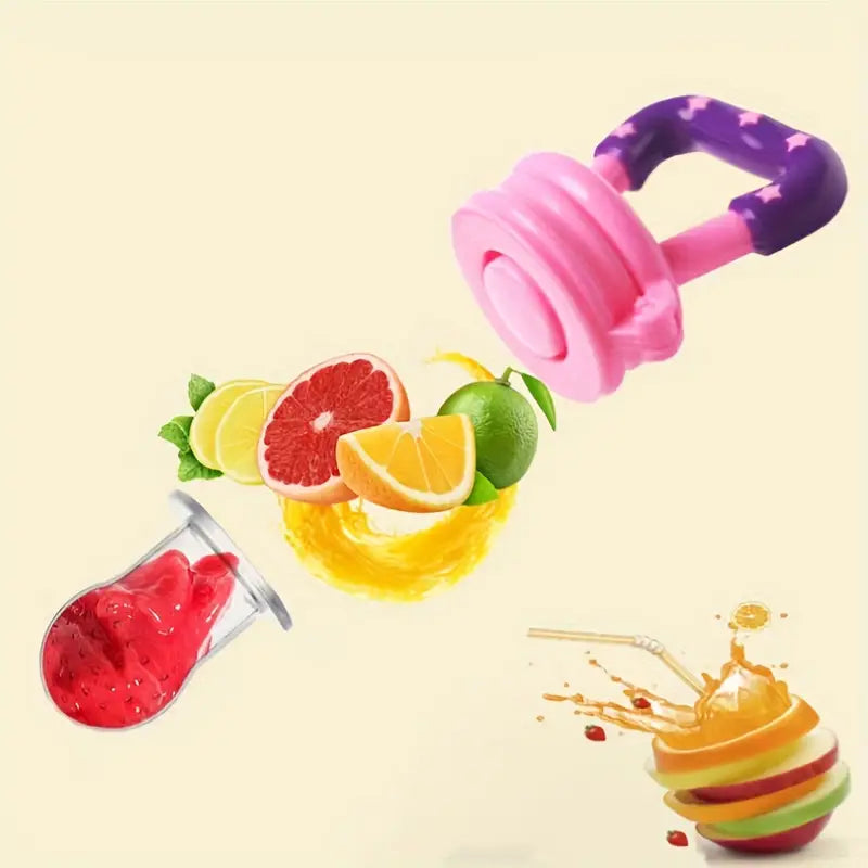 Large Food Fruit Vegetable Feeding Pacifier, Teething Toy