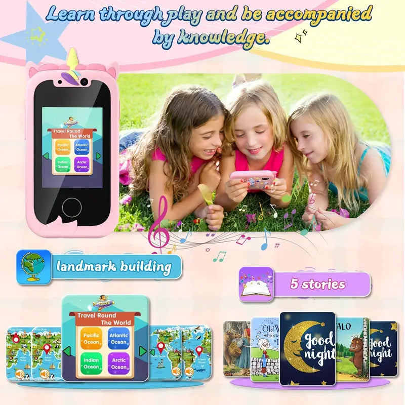 All-in-one children's portable learning mobile phone toy (Pre-Order)