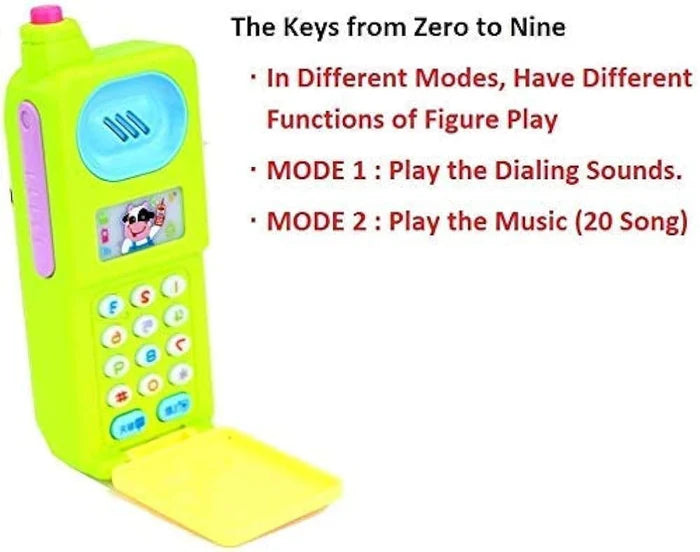 Flip Musical Phone For Kids