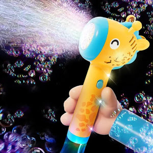 Giraffe Bubble Gun Toy For Kids – Colorful And Fun Bubble Maker