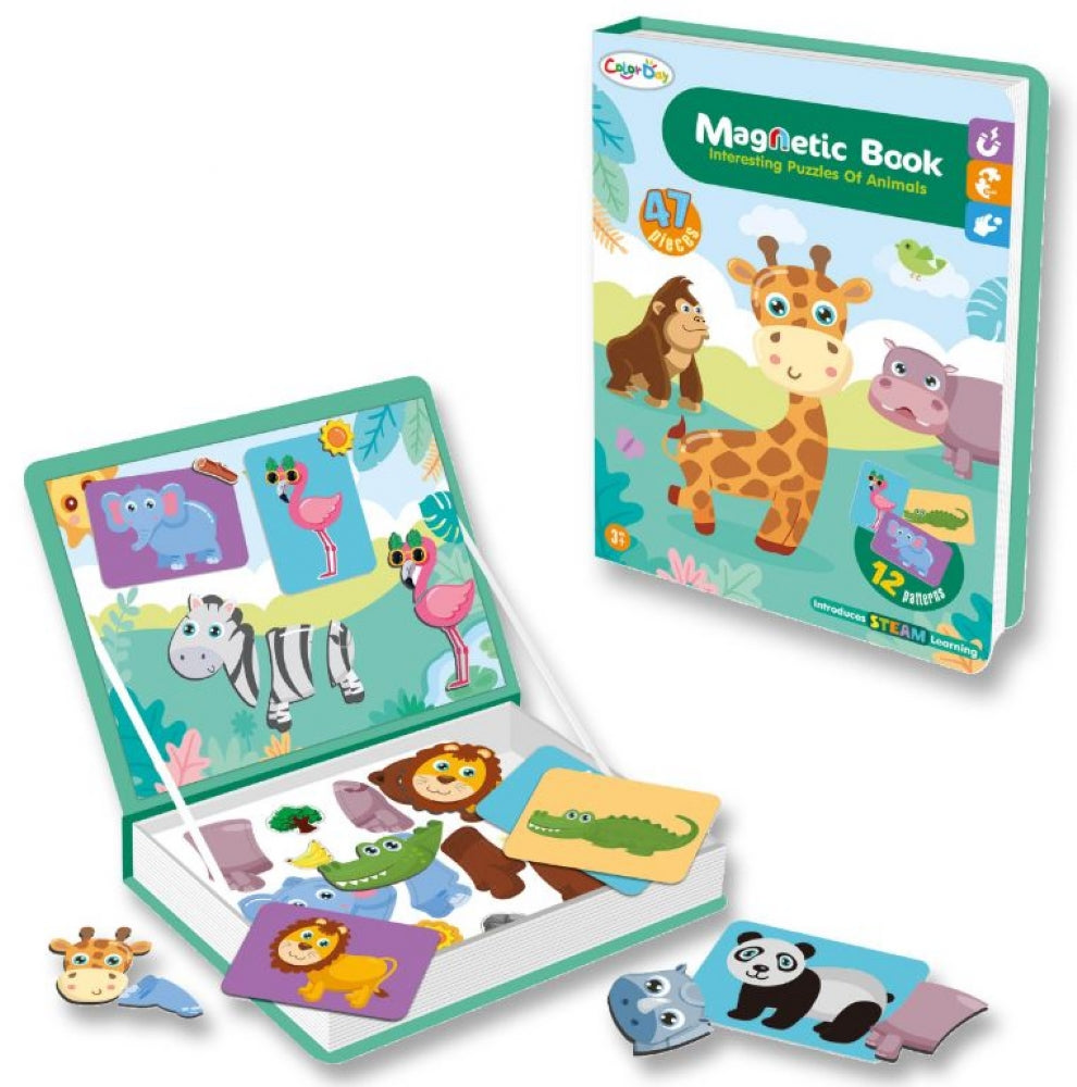 Magnetic Book Puzzle For Kids Learning, Education and Cognition Development