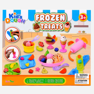 Colorful Kids Dough Frozen Treats Pretend Play Sets