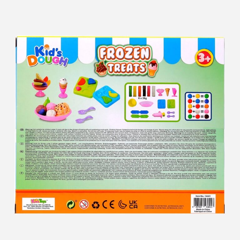 Colorful Kids Dough Frozen Treats Pretend Play Sets