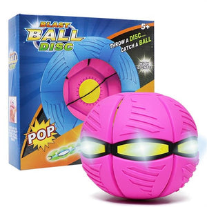 Magic Ball Blast Ball Disc Frisbee Ball Led Flashing Light Up Kids Toy