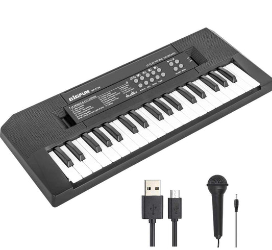 Musical Piano 37 Keys Electronic Music Keyboard With Microphone For Kids