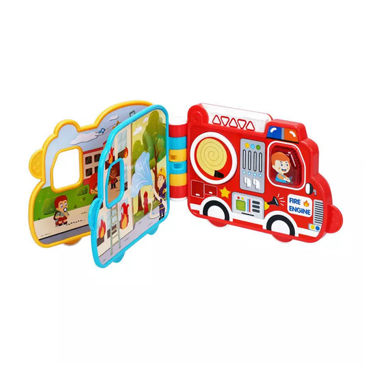 New Style Educational Baby Toys Beep Beep Car Book With light and Sound For Kids