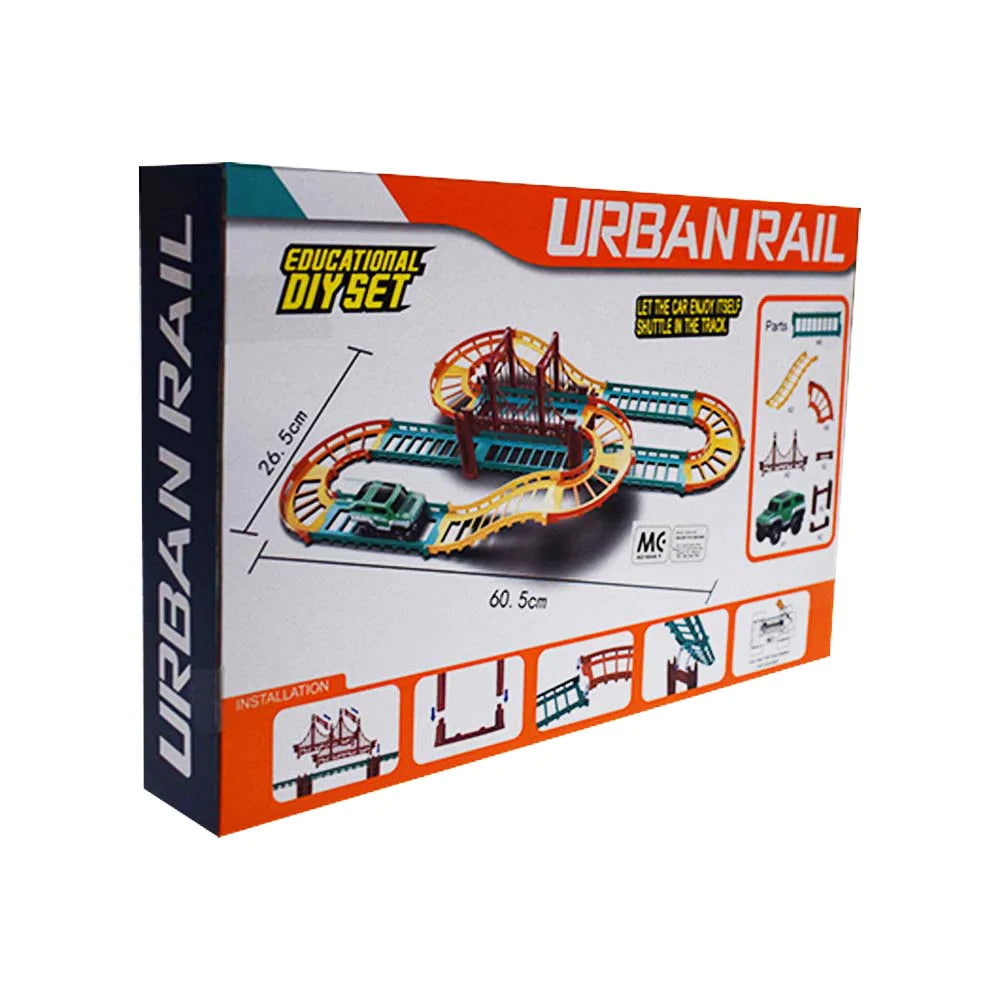 Urban Rail Educational Track DIE Set For Kids Entertainment