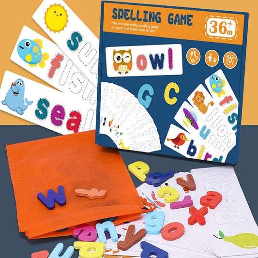 Letter Matching Spelling Word Game English Letters Cognitive Educational Toys For Children