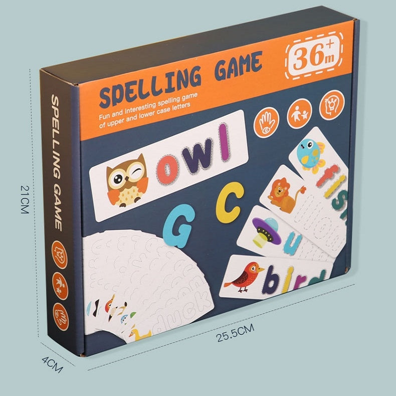 Letter Matching Spelling Word Game English Letters Cognitive Educational Toys For Children