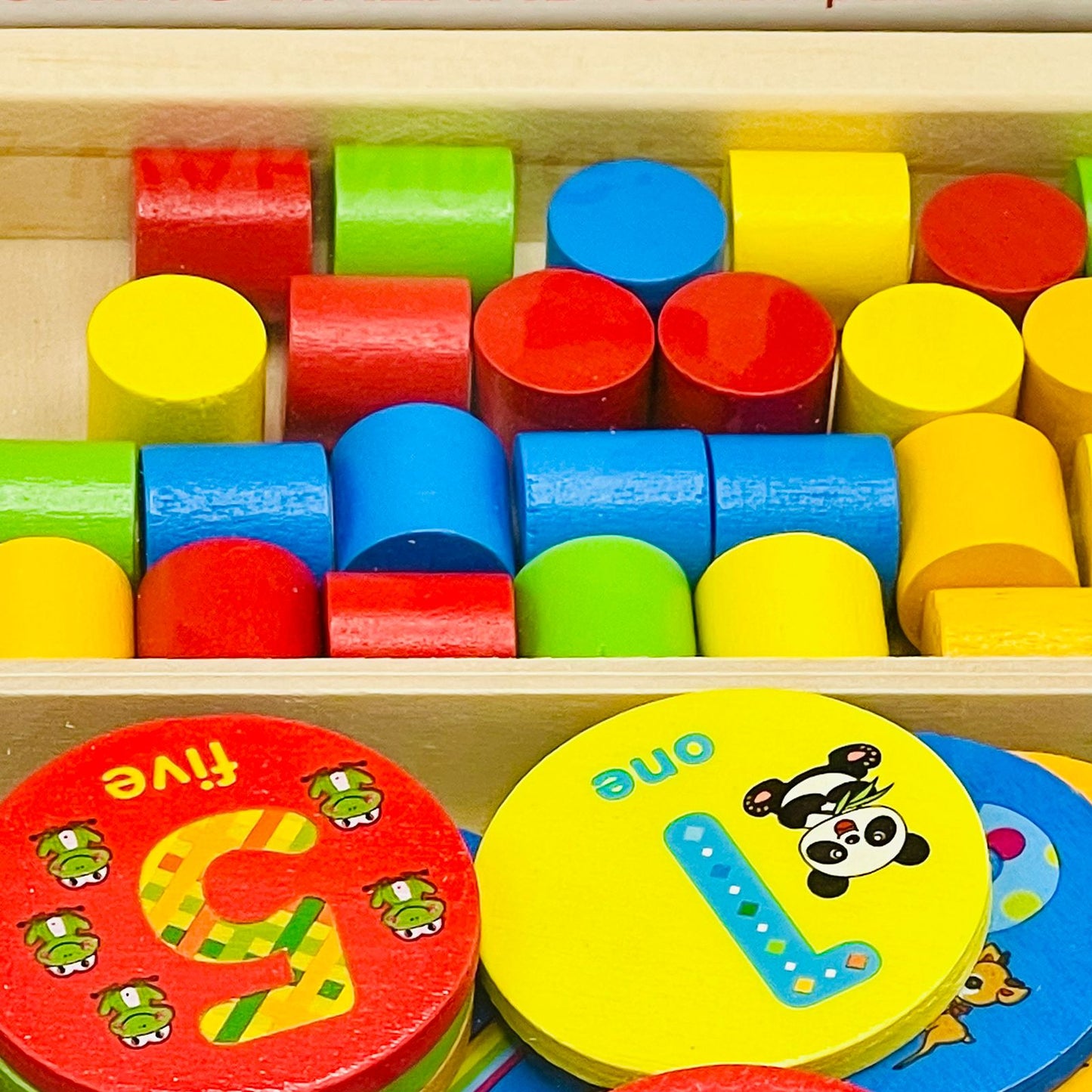 Wooden Puzzle Multifunctional Wafer Learning and  Educational Toys For Children