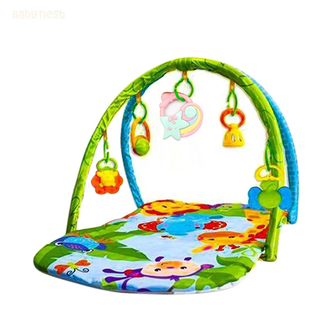 New born to Toddler Baby Play Blanket Gym, Colorful Activity Playmat With Toys For Development