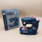 Happy Family Electrical Battery Operated Sewing Machine for Children Play