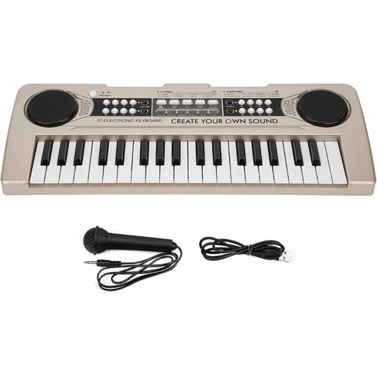 Starter Music Keyboard Electric And Musical Piano with Microphone For Kids