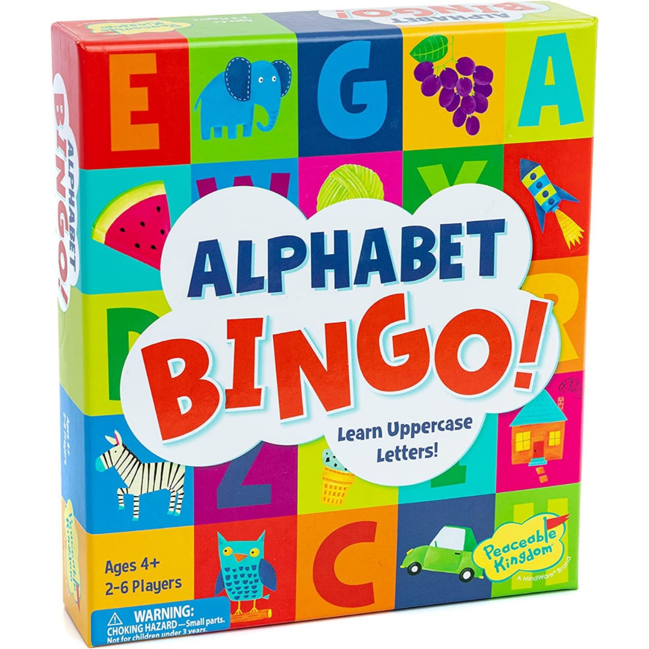 Alphabet Bingo Letter For Preschool Learning and Educational Board Game For Montessori Kids