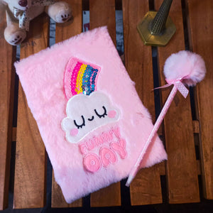 Super Style Cute Plush Secret Diary For Girls