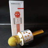 Wireless Bluetooth Karaoke Handheld Microphone With USB