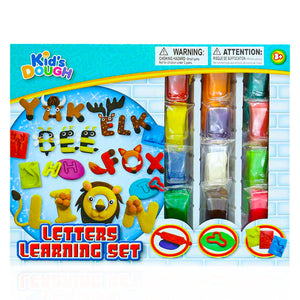 Play Dough Letters Learning Set For Kids