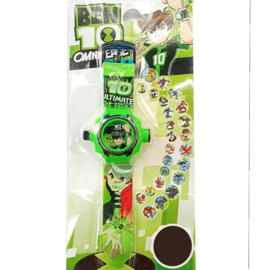 Ben10 Projector Hand Watch With 24 Pictures For Kids