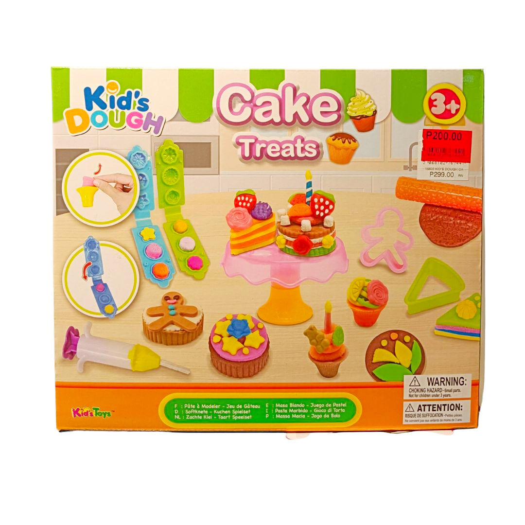 Colorful Cake Treats Kids Dough Playset