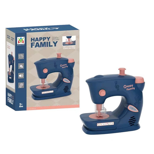 Happy Family Electrical Battery Operated Sewing Machine for Children Play