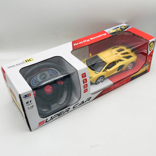 Yellow Lamborghini Remote Control Car For Kid Girls And Boys